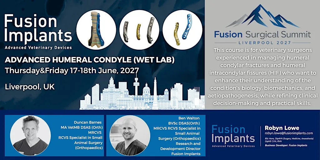 Advanced Humeral Condyle Course Wet Lab (2 Days)