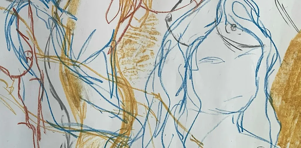 Life drawing at Woodstock Town Hall Assembly Room