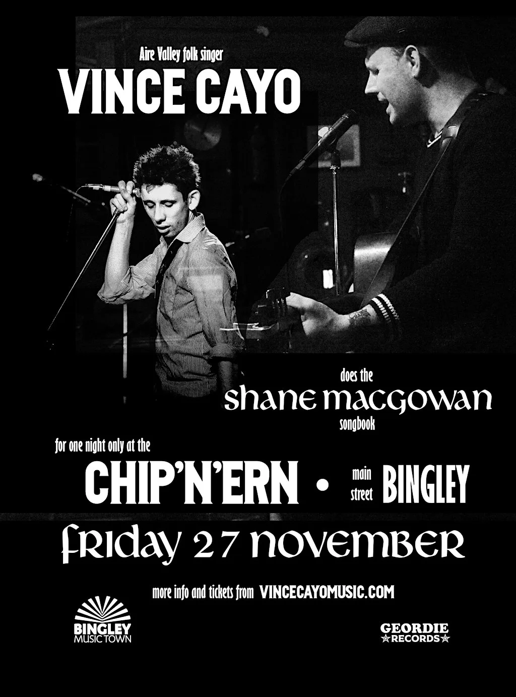 Vince Cayo does the Shane MacGowan songbook