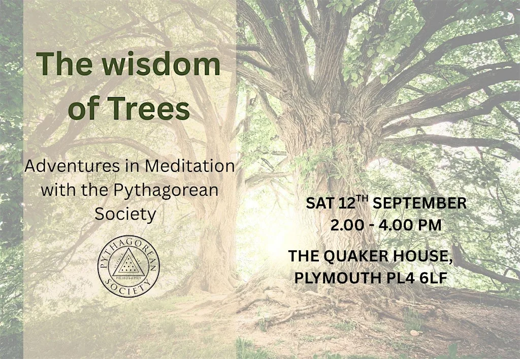 The Wisdom of Trees - adventures in Meditation with the Pythagorean Society at The Quaker House Outreach Centre