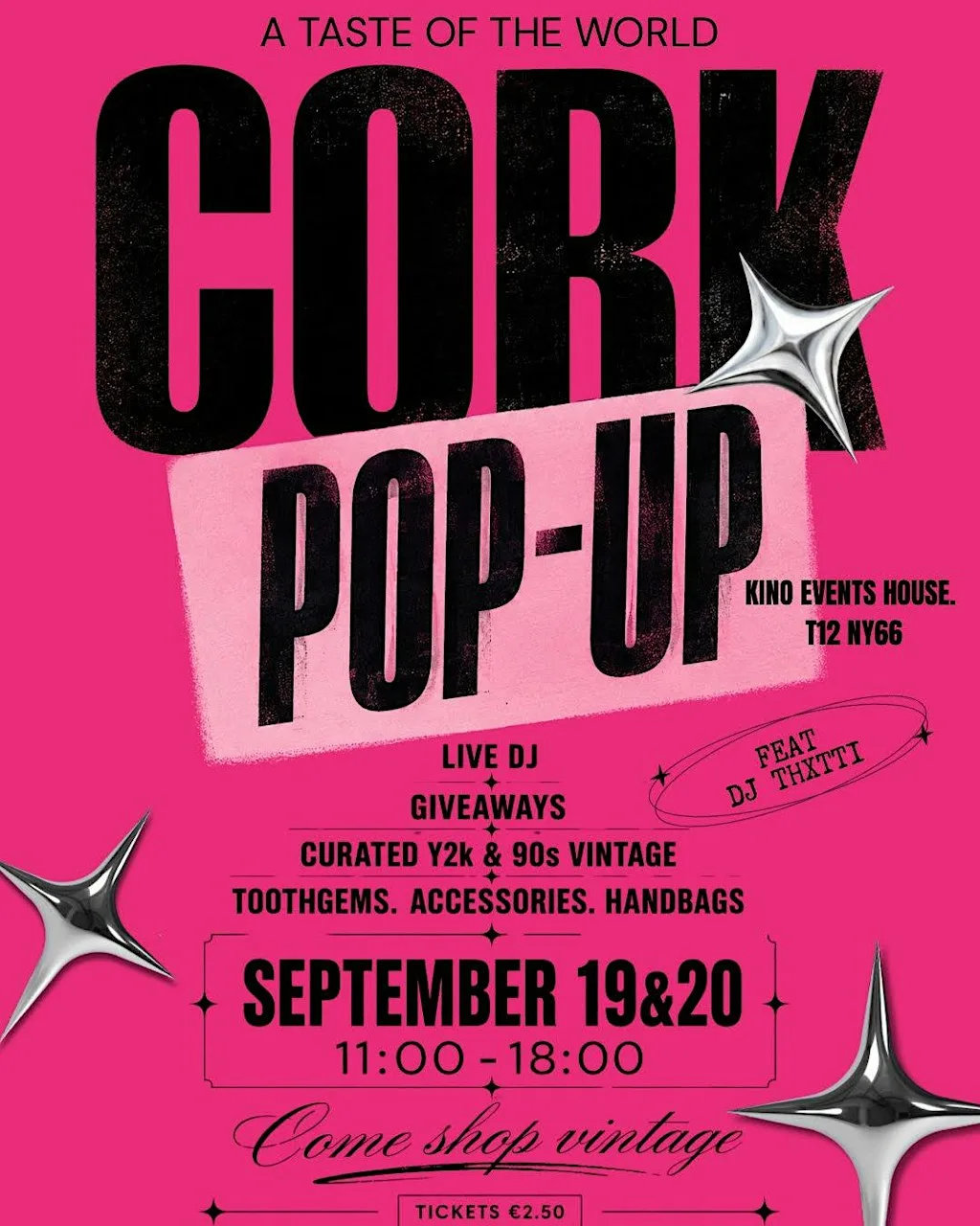 ATASTEOFTHEWORLD CORK POP UP <33 at Kino Events House