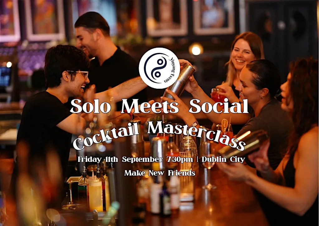 Solo Meets Social | Make New Friends | Cocktail Class at The Chelsea Drugstore