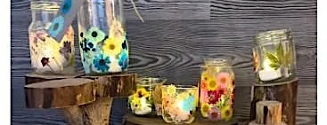 Pressed Autumn Flower Windows & Lanterns at WHITLEY BAY BIG LOCAL
