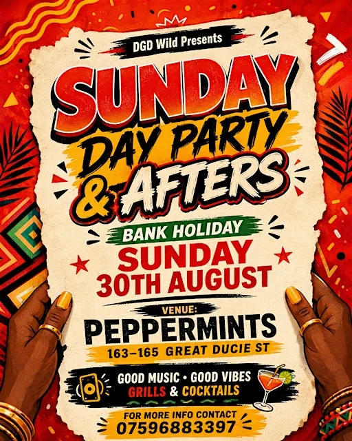 : Sunday Day Party & Afters – Bank Holiday Special | DGD Wild at Peppermints