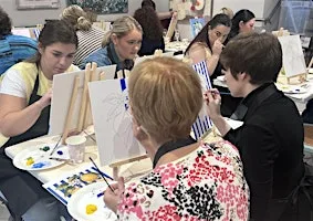Christmas Paint and Sip evening at Little Del Toro