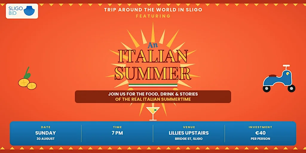 An Italian Summer in Sligo: Food, Wine & Live Music at Lillie's Cocktail Bar Sligo