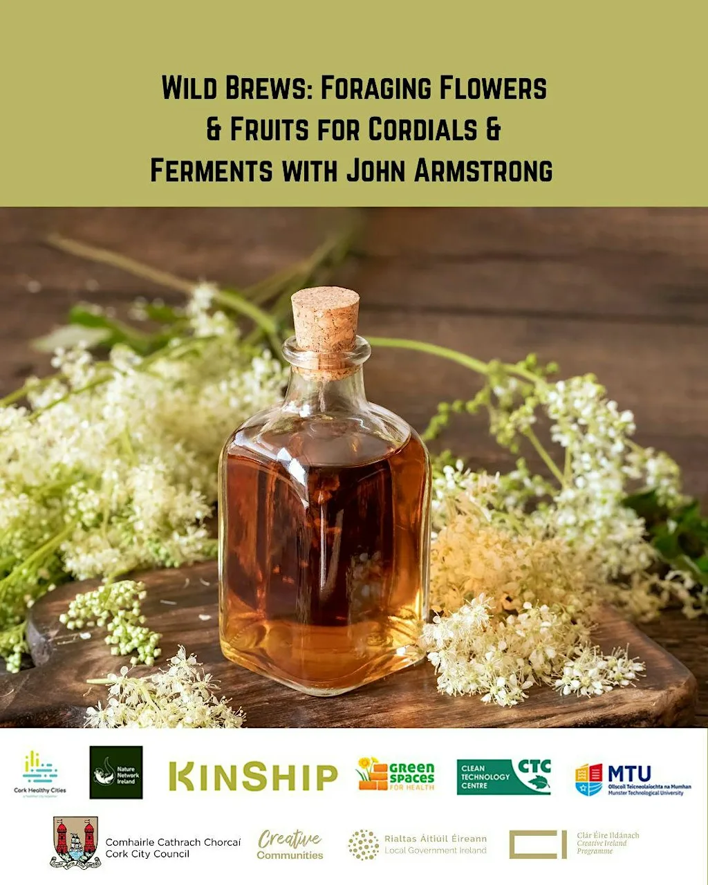 Wild Brews: Foraging Flowers & Fruits for Cordials & Ferments at Tramore Valley Park EcoLab