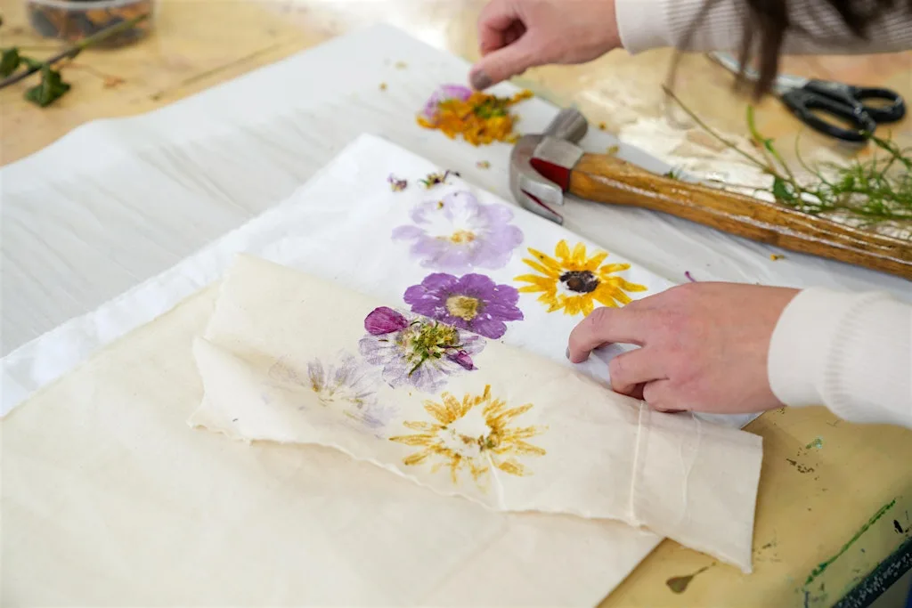 Bundle Dye and Eco Printing - Silk Scarves Workshop at St Georges | Norwich University of the Arts