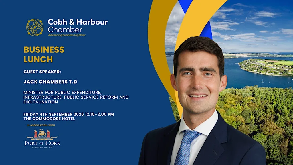 September Business Lunch with Minister Jack Chambers T.D. at Commodore Hotel