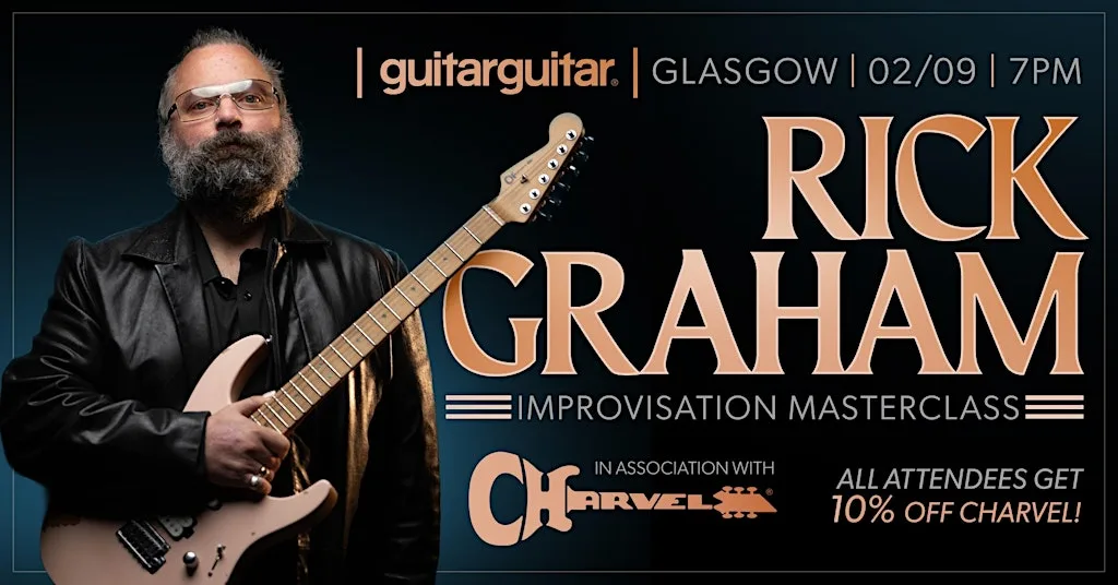 Rick Graham Charvel Improvisation Masterclass at guitarguitar Glasgow