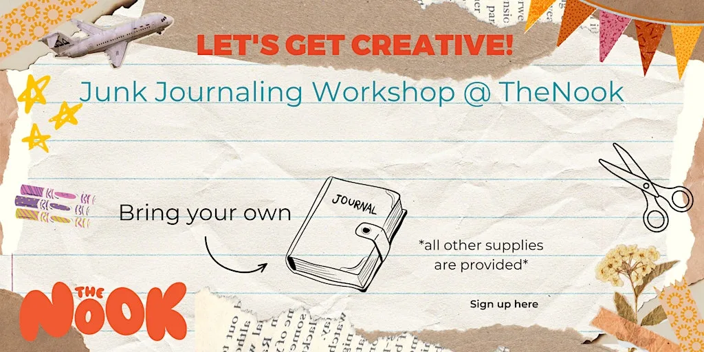 Craft Club- Junk Journaling at The Nook Aberdeen