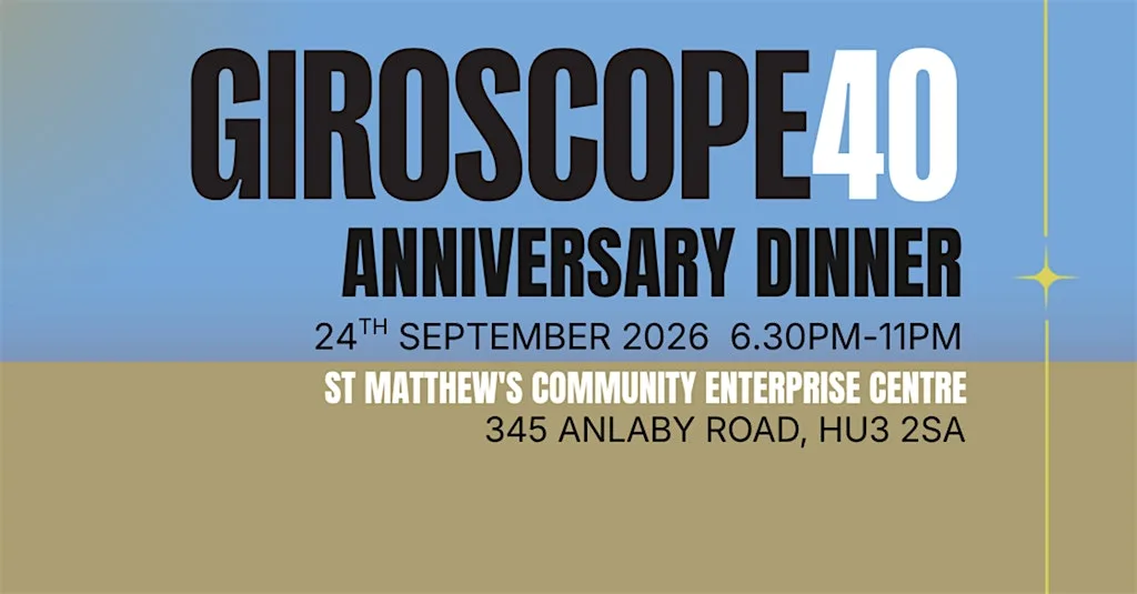 Giroscope's 40th Anniversary Dinner at St Matthews Community Enterprise Centre