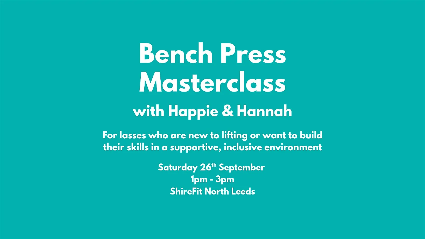 Bench Press Masterclass