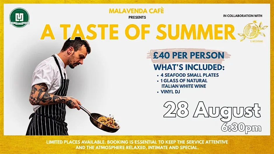 A Taste of Summer – Seafood Aperitivo, Natural Wine & Vinyl