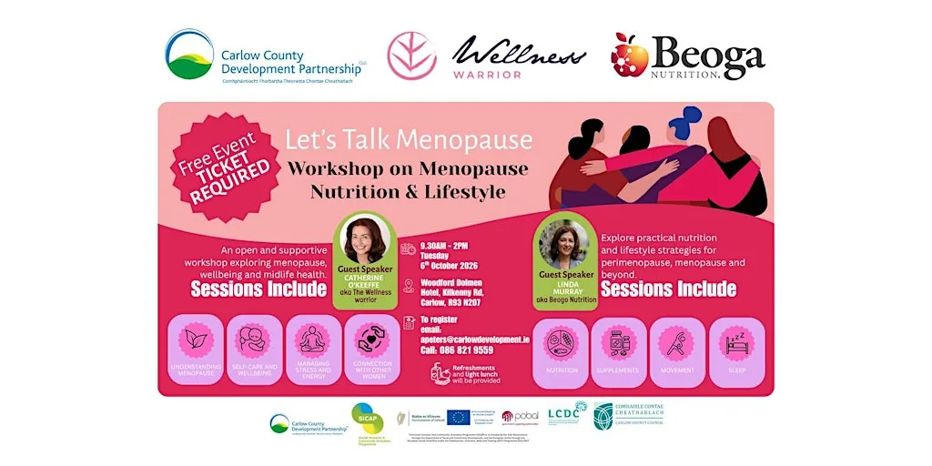 Let's Talk Menopause at Woodford Dolmen Hotel