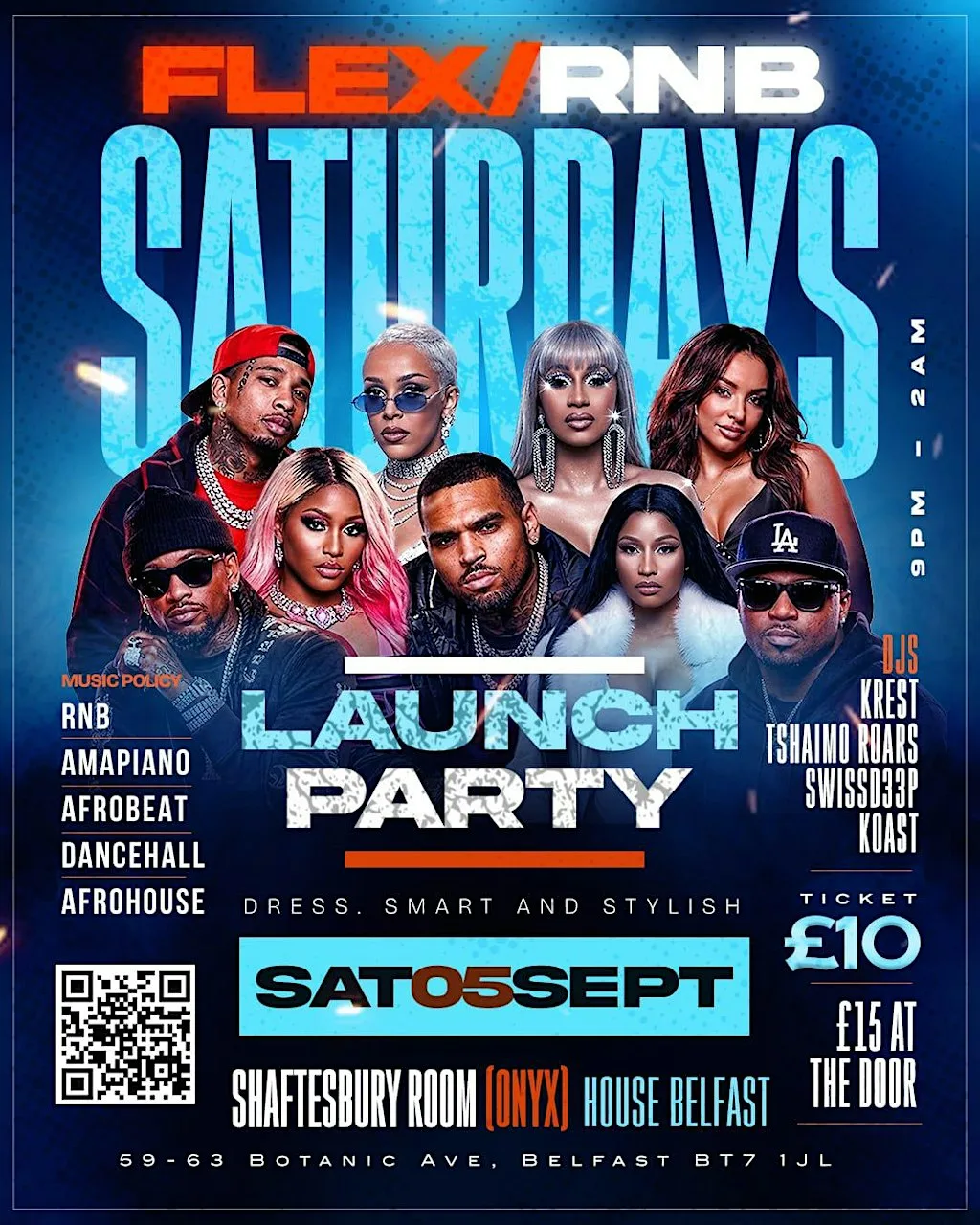 FLEX SATURDAY LAUNCH PARTY (5TH SEP 2026)