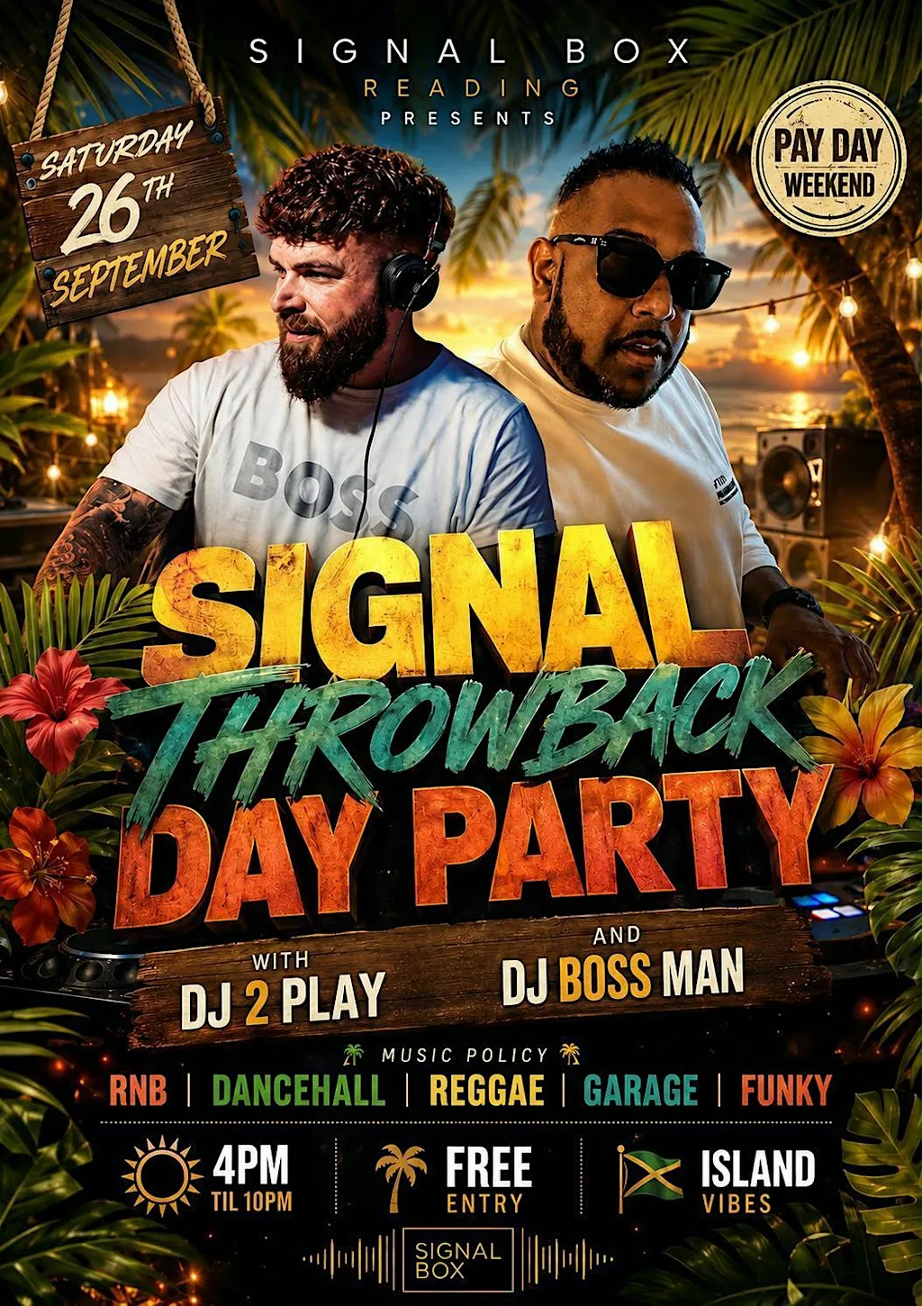THROWBACK - DAY PARTY at The Signal Box