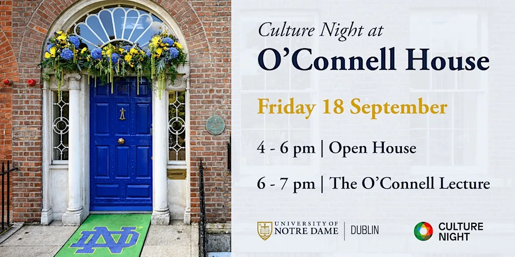 Culture Night at O'Connell House: The O’Connell Lecture and Open House
