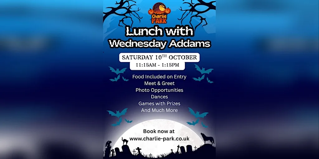 Lunch with Wednesday Addams at Charlie Park