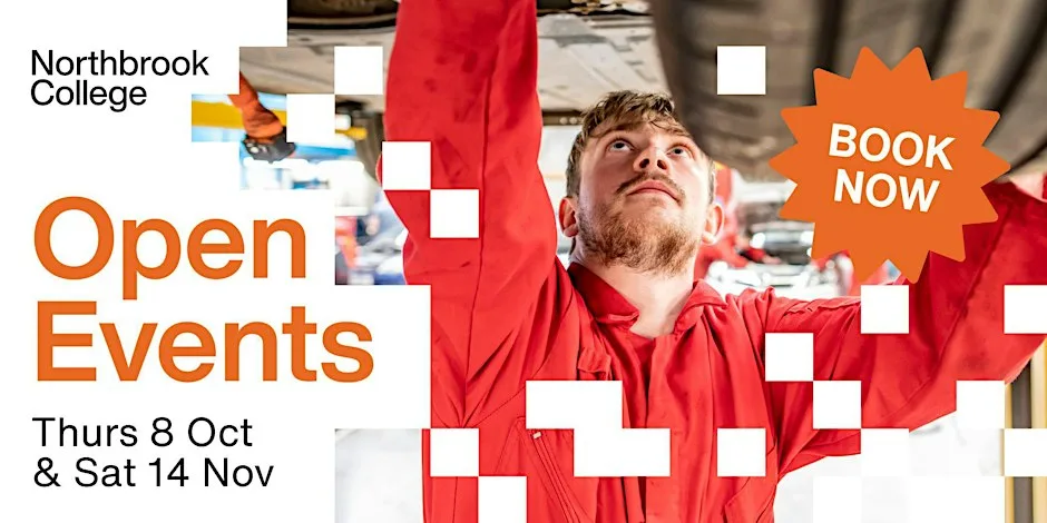 Northbrook College Open Event (Shoreham Campus) - Thursday 8 October 2026 at Northbrook MET - Shoreham Airport Campus