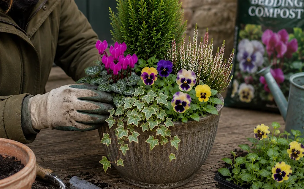 Winter Container Workshop at Meadow Croft Garden Centre