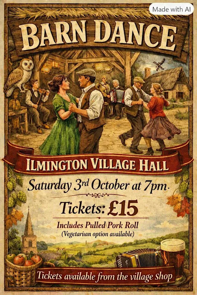 Barn Dance at Ilmington Village Hall at Ilmington Village hall