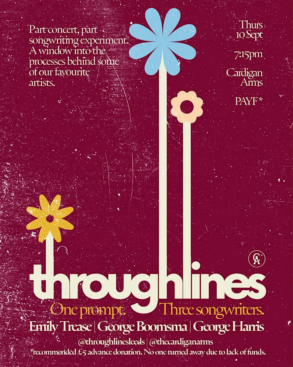 Throughlines #10 - Emily Trease, George Boomsma, George Harris