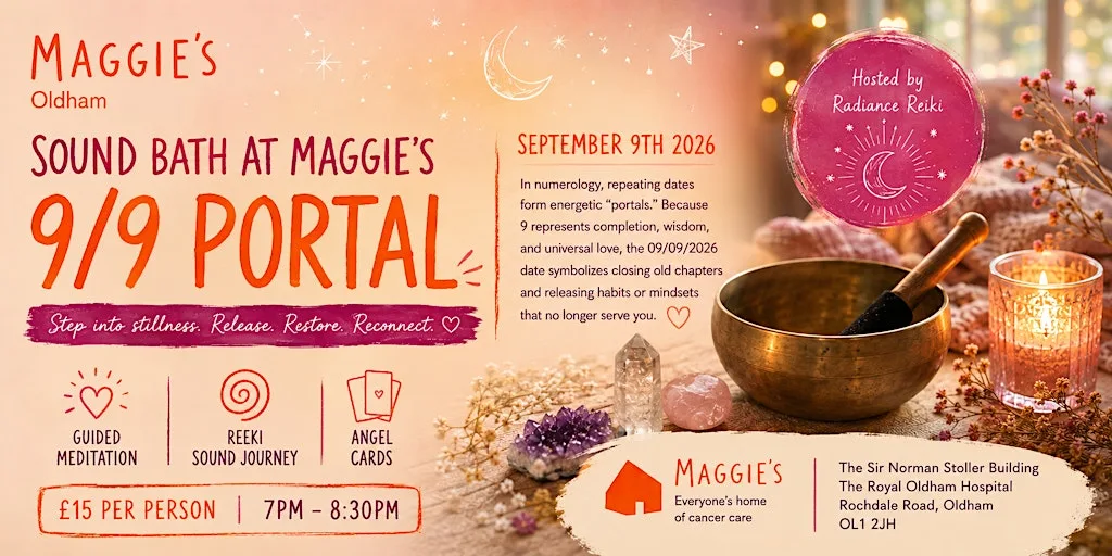 Sound Bath at Maggie's Oldham