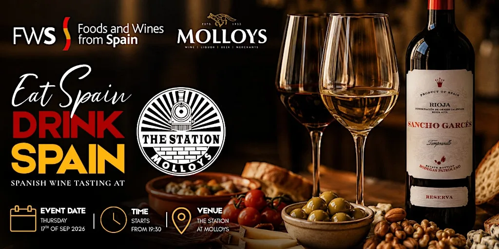 Eat Spain Drink Spain - Spanish Wine and Tapas Tasting at Molloys at The Station at Molloy's