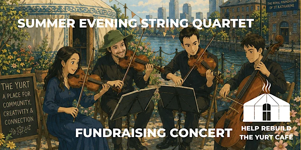Yurt Café Fundraiser: Brahms Club String Quartet at The Yurt Café