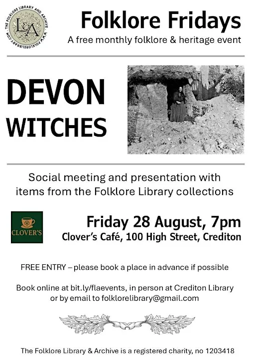Devon Witches - Folklore Friday at Clover's