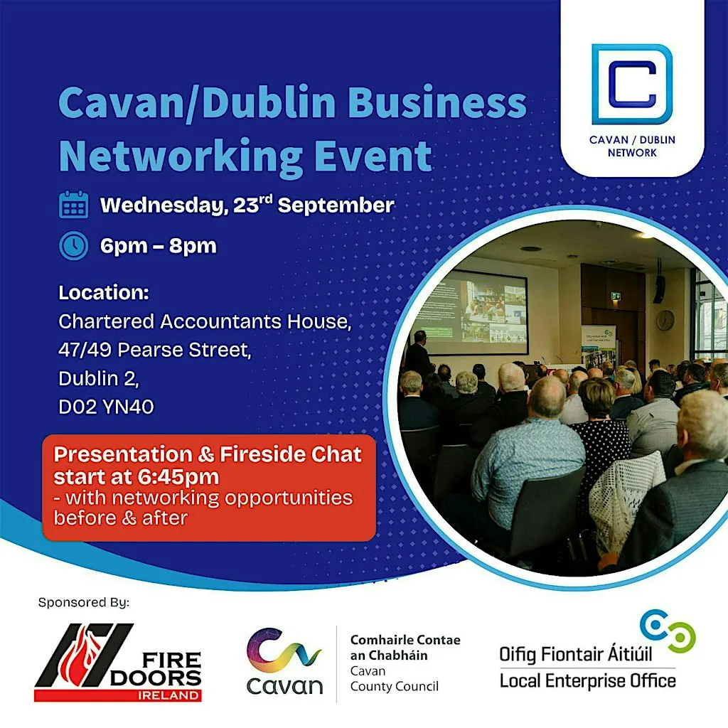 Cavan/Dublin Business Network Event at Chartered Accountants House
