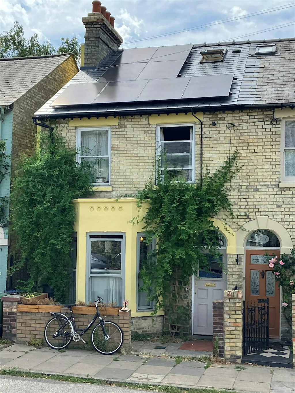 The Mayor's home with wall insulation and Solar PV, Abbey Rd.