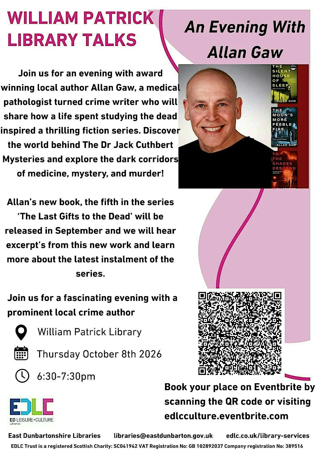 William Patrick Library Talks: An Evening With Allan Gaw at William Patrick Library