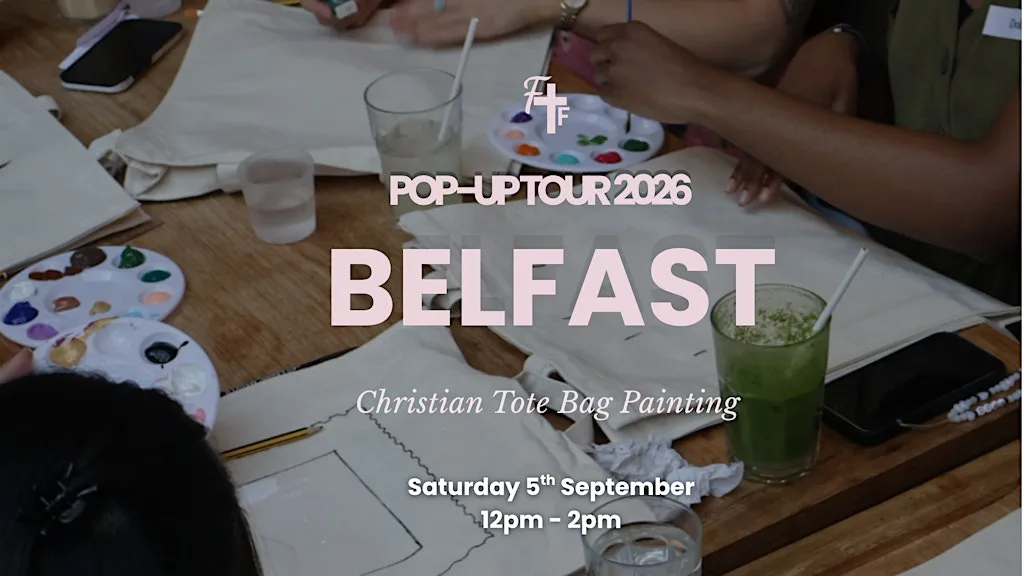 BELFAST - Faith and Friendship - Tote bag painting