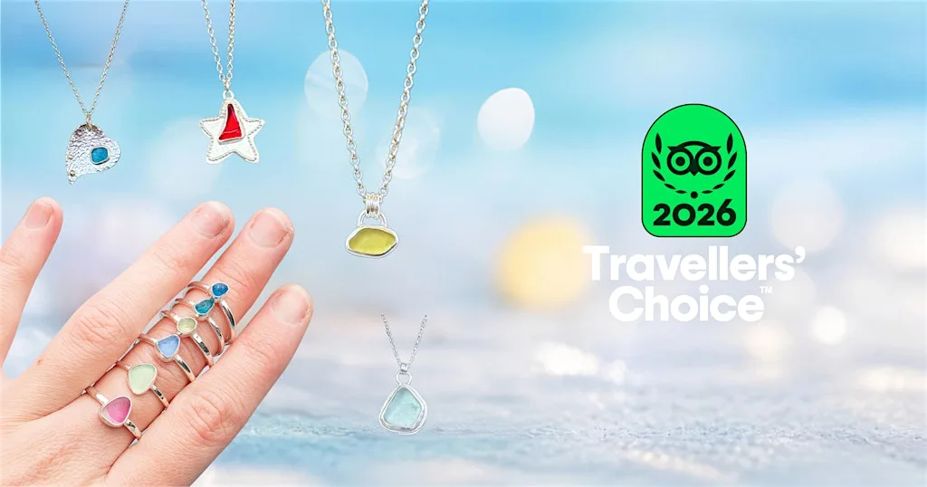 Sea Glass Jewellery – Bezel Setting at The Sea Glass Studio, Jubilee Wharf