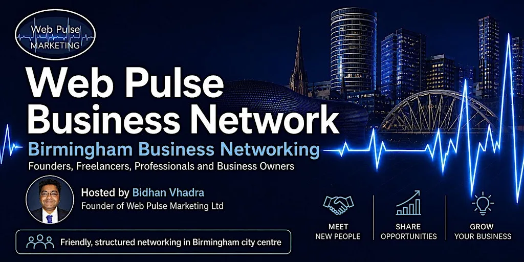 Birmingham Business Networking | Web Pulse Business Network at Cosy Club