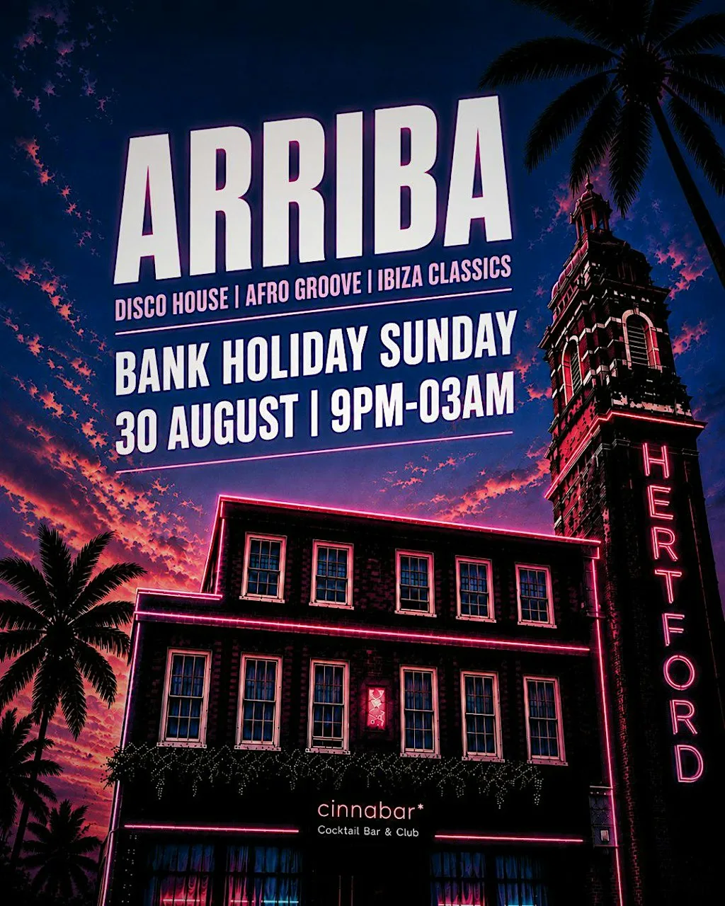 ARRIBA @ Cinnabar Hertford