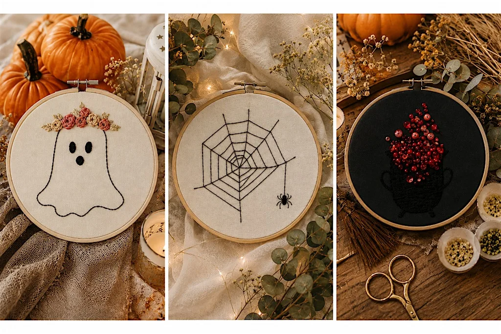 Spooky Stitching: A Halloween Embroidery Workshop at LEAF on Smithdown Rd.