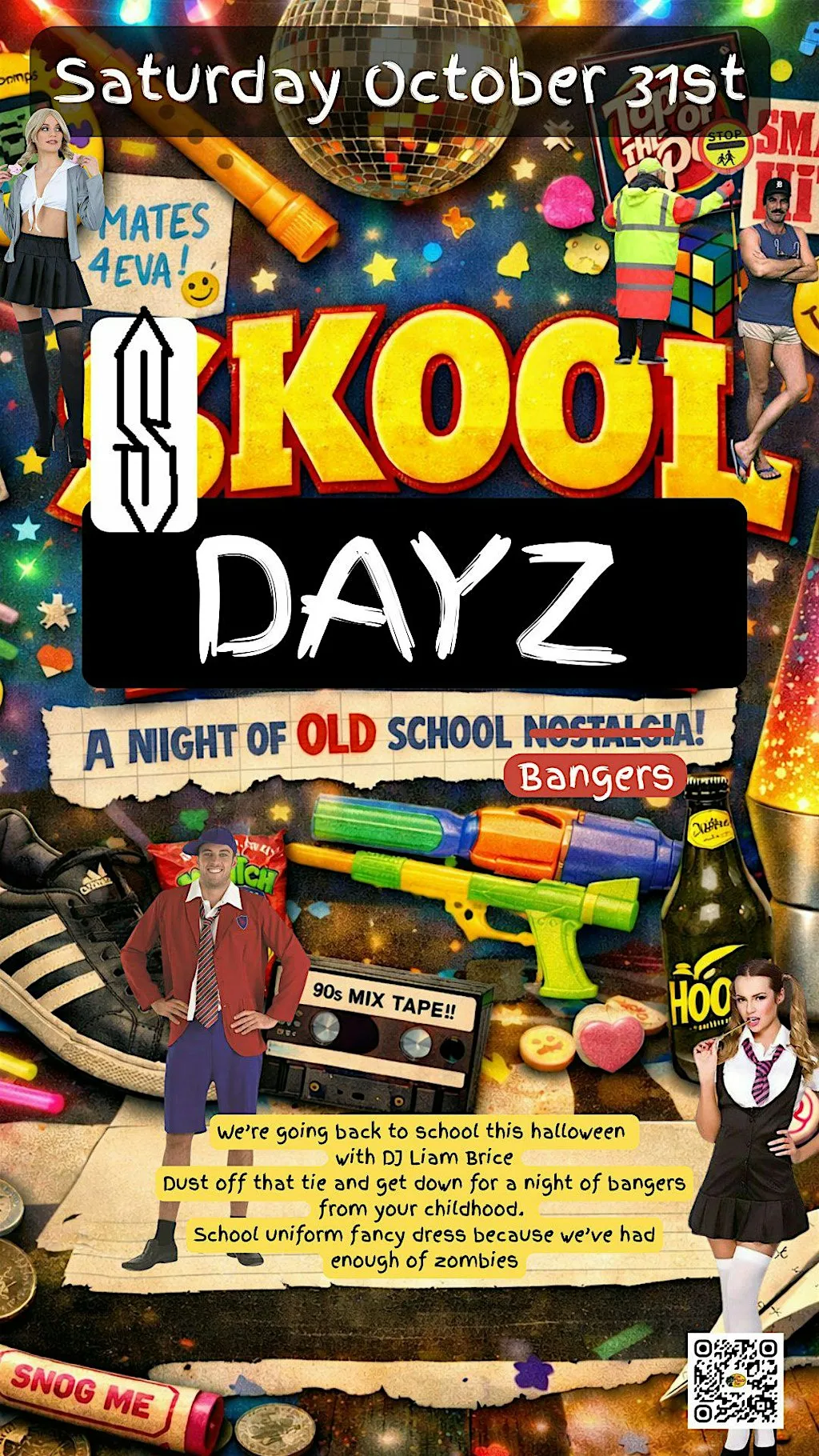Skool Dayz Halloween Party at Low Places Dive Bar