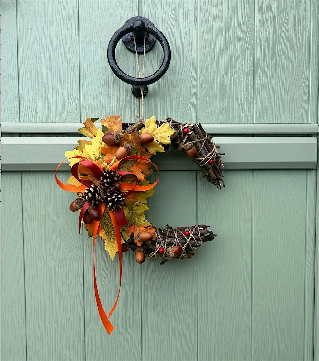 Autumn Wreath Making Workshop at Dusk Tattoo Collective