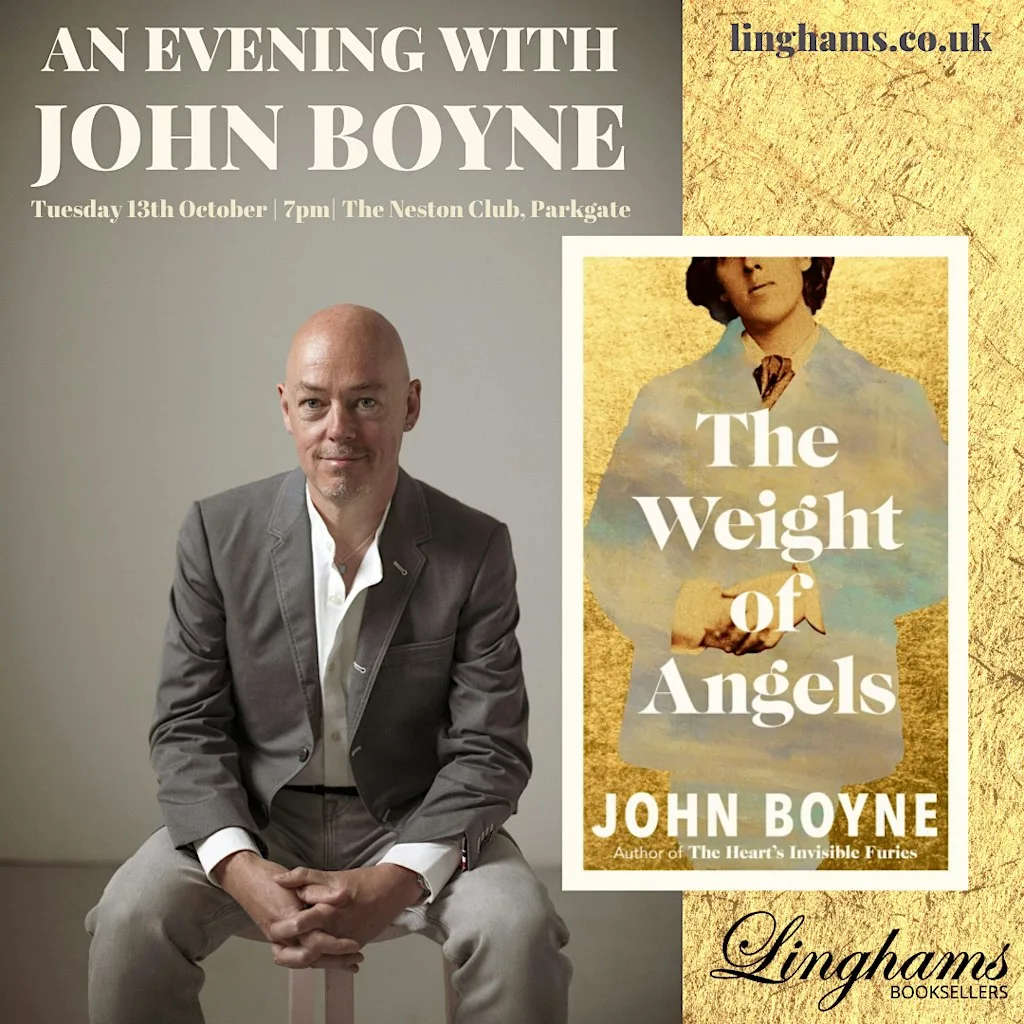 Best selling author John Boyne in conversation 13th October