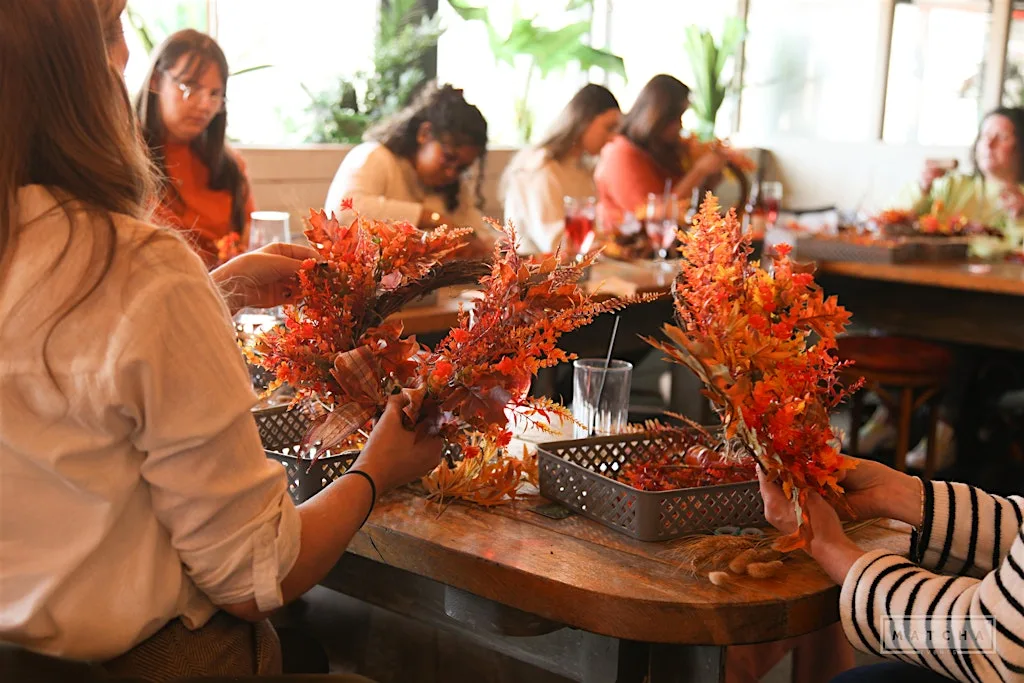 Autumnal Faux Wreath Making Workshop 2026 at Revolución de Cuba Newcastle
