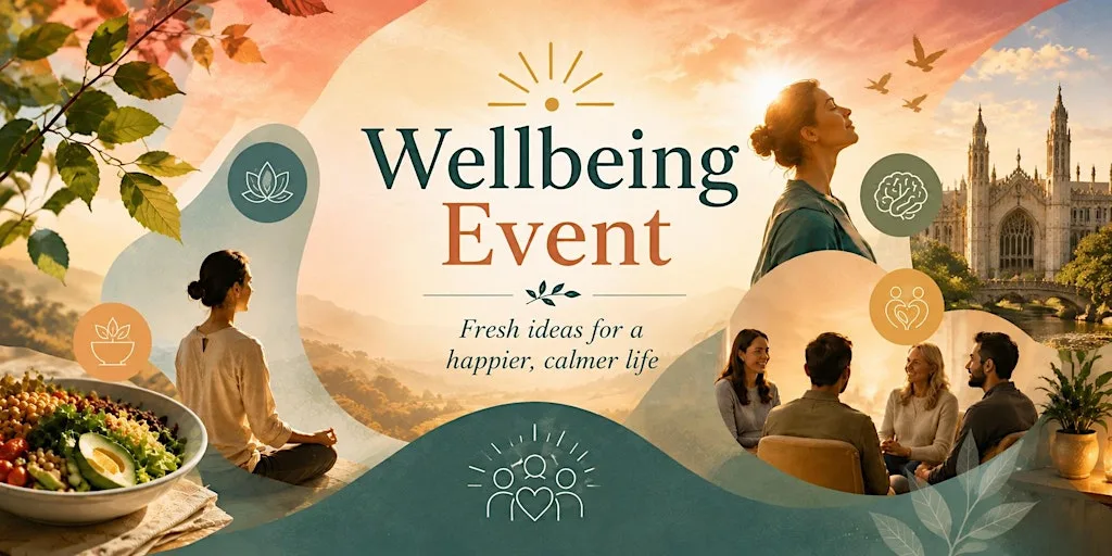 Wellbeing Event: Fresh Ideas for a Happier, Calmer Life at Inner Space Cambridge