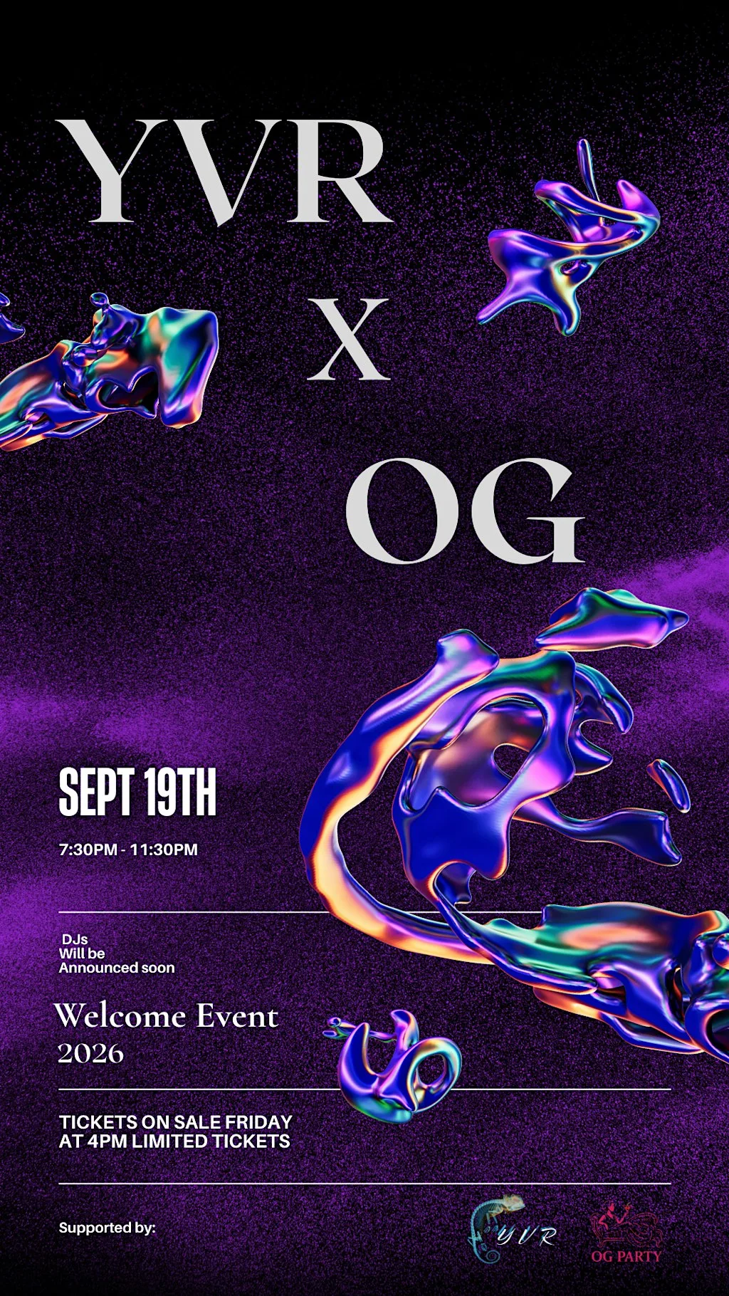YVR X OG Welcome Event