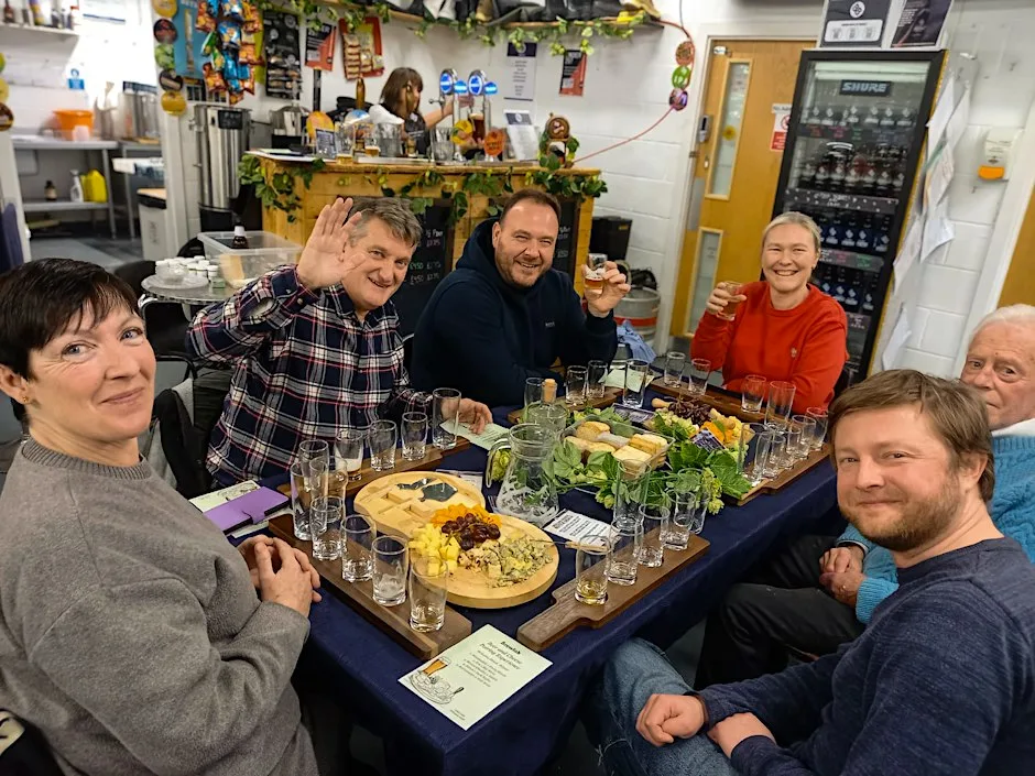 Guided Beer Tasting & Cheese Pairing Experience in a Brewery
