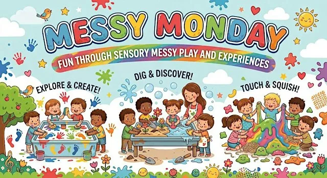 Sauchie ELC Messy Monday's at Sauchie ELC