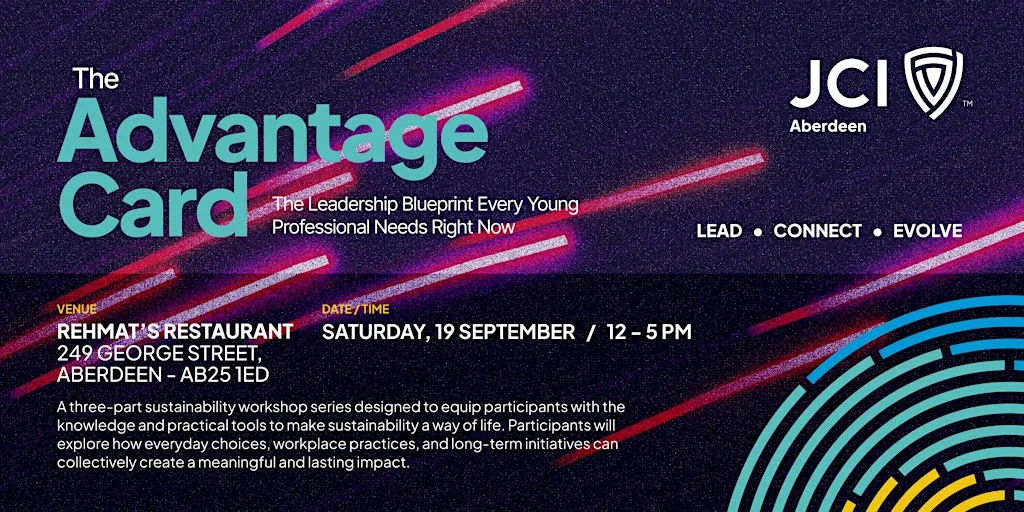 THE ADVANTAGE CARD: The Leadership Blueprint for Every Young Professional. at Rehmat's Restaurant