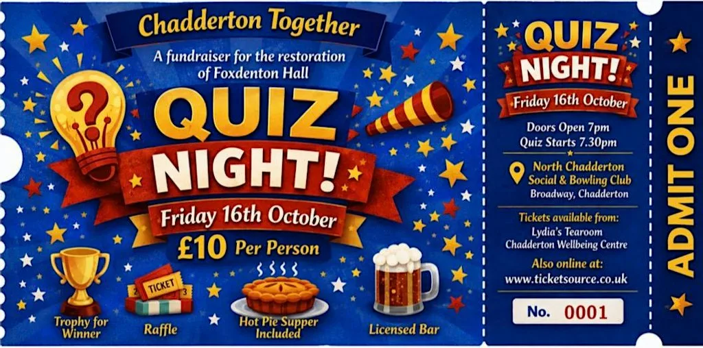 QUIZ NIGHT at North Chadderton Social & Bowling Club