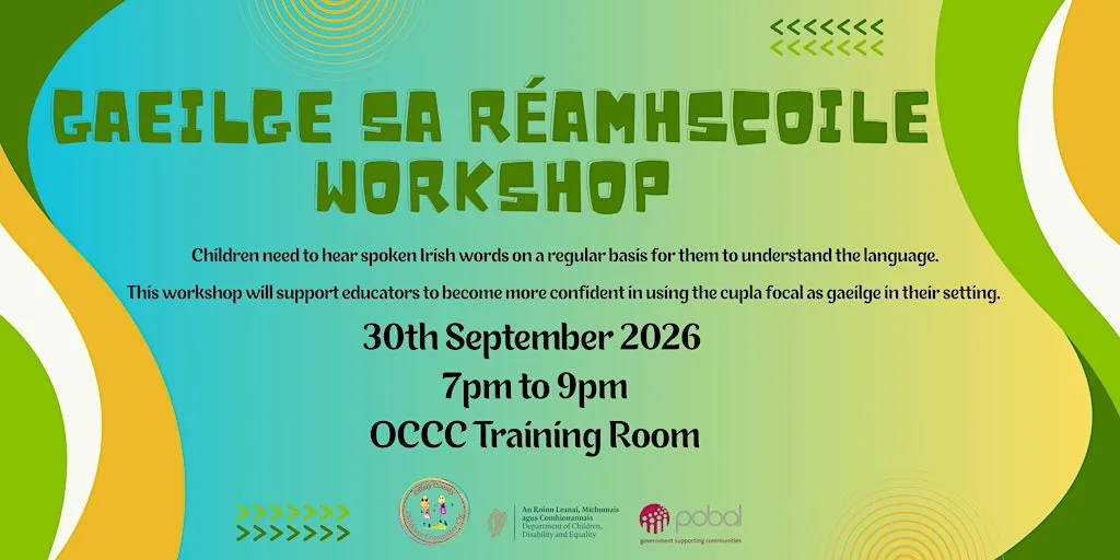 Gaeilge sa Réamhscoile - Irish in Preschool at Offaly County Childcare Committee Clg, R35 Y7P0